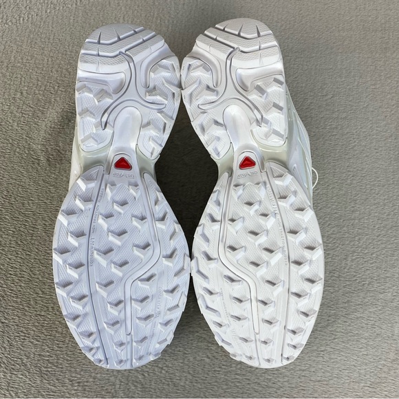 Salomon XT Pathway Trail Hiking Shoes Men 9 Women 10 White Quicklace Grip NEW - Picture 11 of 12